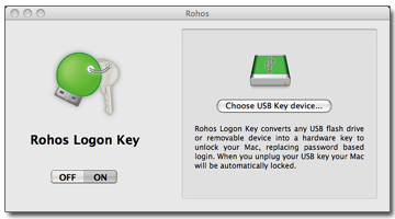 Rohos Logon Key for mac os x