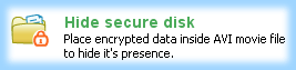 Hide disk into AVI file link
